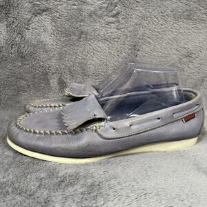 Sebago Campsides Womens Size 10 Kiltie Leather Kiltie Camp Moc Loafers Boat Shoe